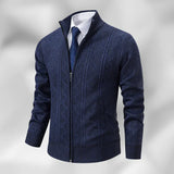 Cardigan - Fecho de Botão à Frente e Corte de Comprimento Médio