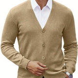 Francisco | Cardigan Frontal Aberto Mistura Poliéster