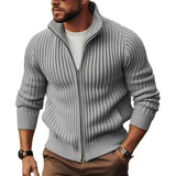 Miguel | Cardigan Poliéster com Fecho Frontal