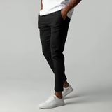 Calças Chino - Corte Largo com Pernas Tapered e Ajuste Flexível