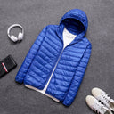 Azul royal com capuz