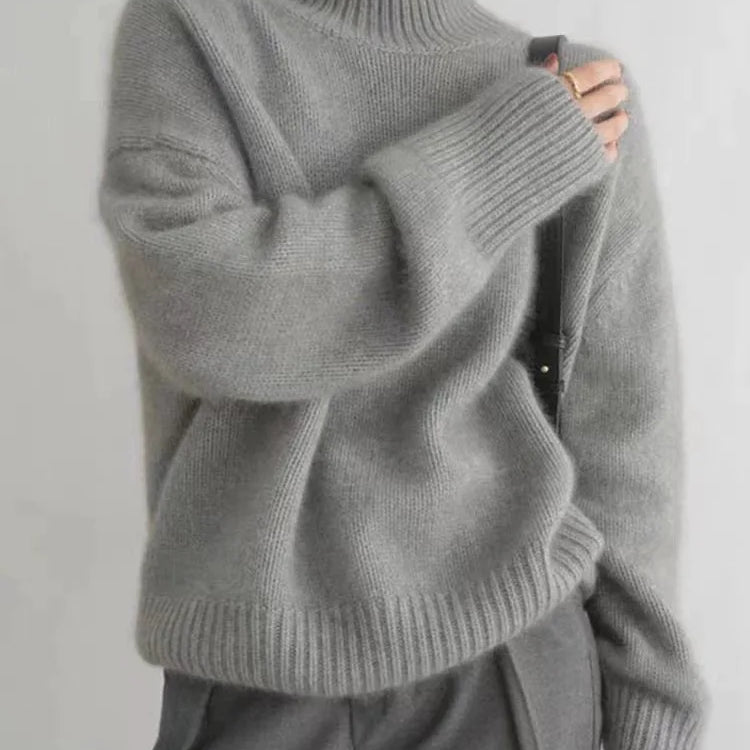 Isabel - Gola Alta em Cashmere