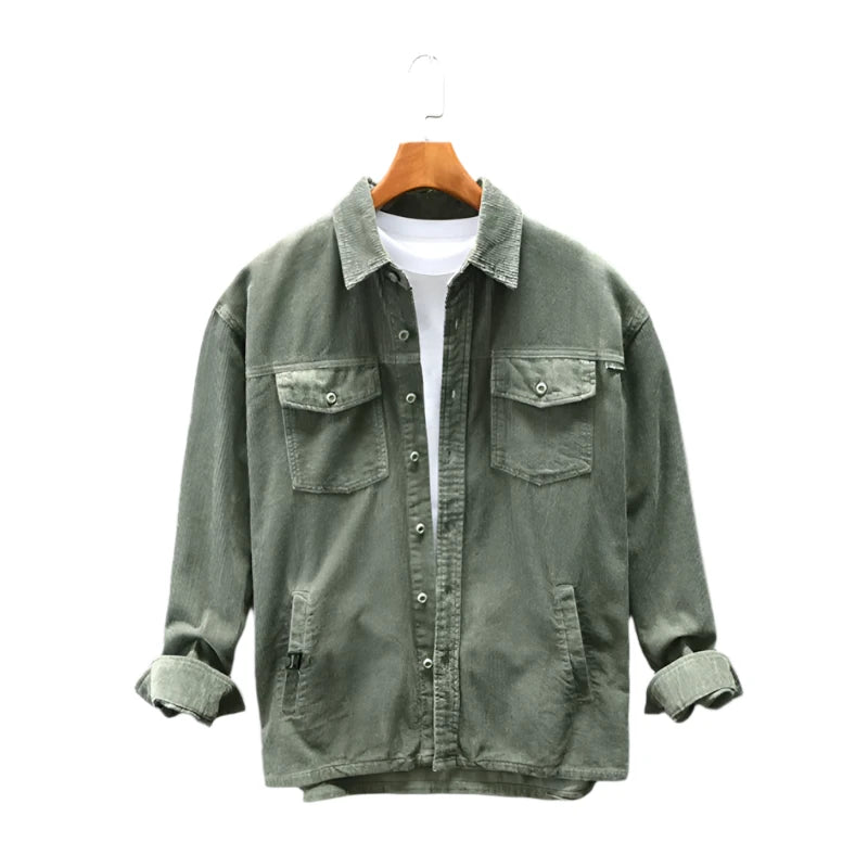 Camisa de Cordão - Superfície Texturizada e Camadas Fáceis