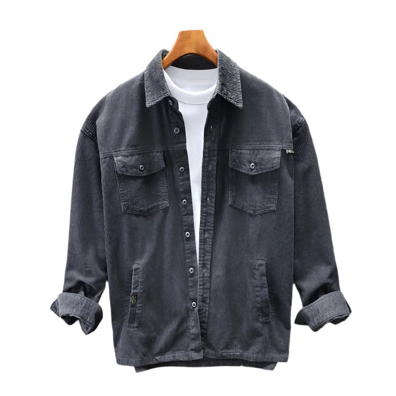 Camisa de Cordão - Superfície Texturizada e Camadas Fáceis