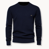 Miguel | Pullover Gola Redonda Canelado Desportivo