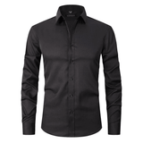 Camisa de Vestir – Corte Slim & Frente com Botões para Ajuste Seguro