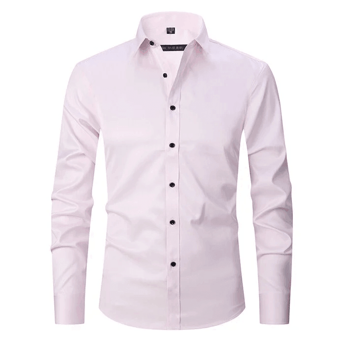 Camisa de Vestir – Corte Slim & Frente com Botões para Ajuste Seguro