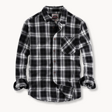 Camisa de Flanela - Acabamento em Mistura Escovada e Bolso no Peito