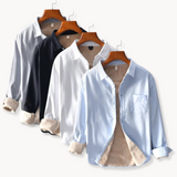 Camisa de Flanela – Tecido Macio e Fecho Frontal com Botões