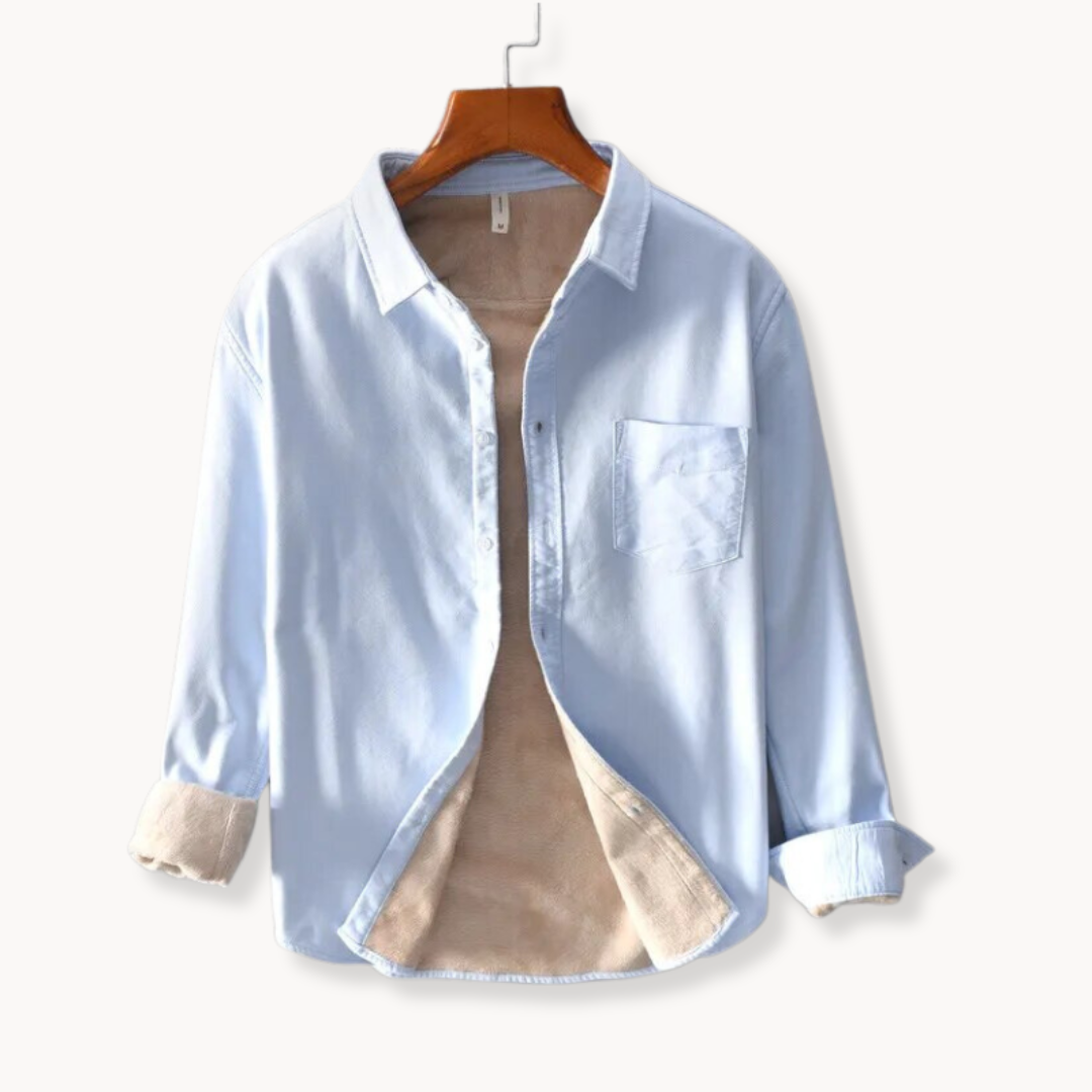 Camisa de Flanela – Tecido Macio e Fecho Frontal com Botões