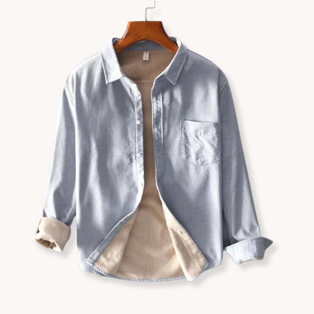 Camisa de Flanela – Tecido Macio e Fecho Frontal com Botões