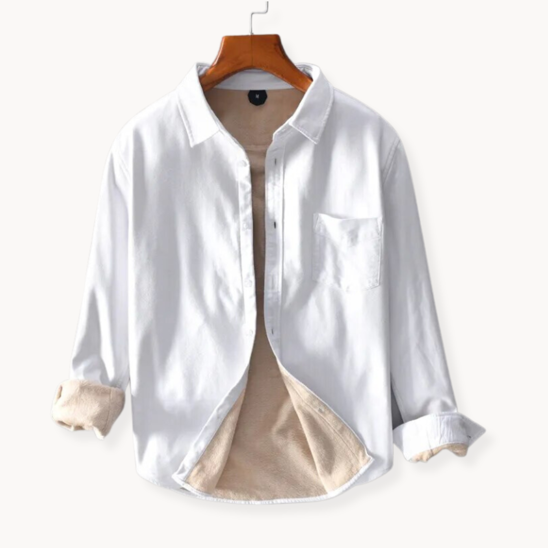 Camisa de Flanela – Tecido Macio e Fecho Frontal com Botões