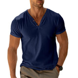 Camisa Henley - Frente com Botões e Corte Ajustado para Movimento