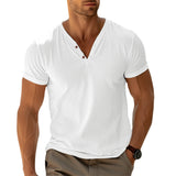 Camisa Henley - Frente com Botões e Corte Ajustado para Movimento