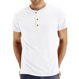 T-Shirt Henley – Malha Macia e Gola Ajustável
