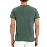 T-Shirt Henley – Malha Macia e Gola Ajustável