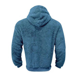 Hoodie - Mistura de Fleece com Capuz Integrado e Bolso Quente