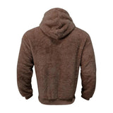 Hoodie - Mistura de Fleece com Capuz Integrado e Bolso Quente