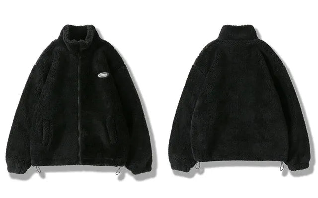 Casaco - Mistura de Pelúcia com Toque Suave e Barreira Térmica