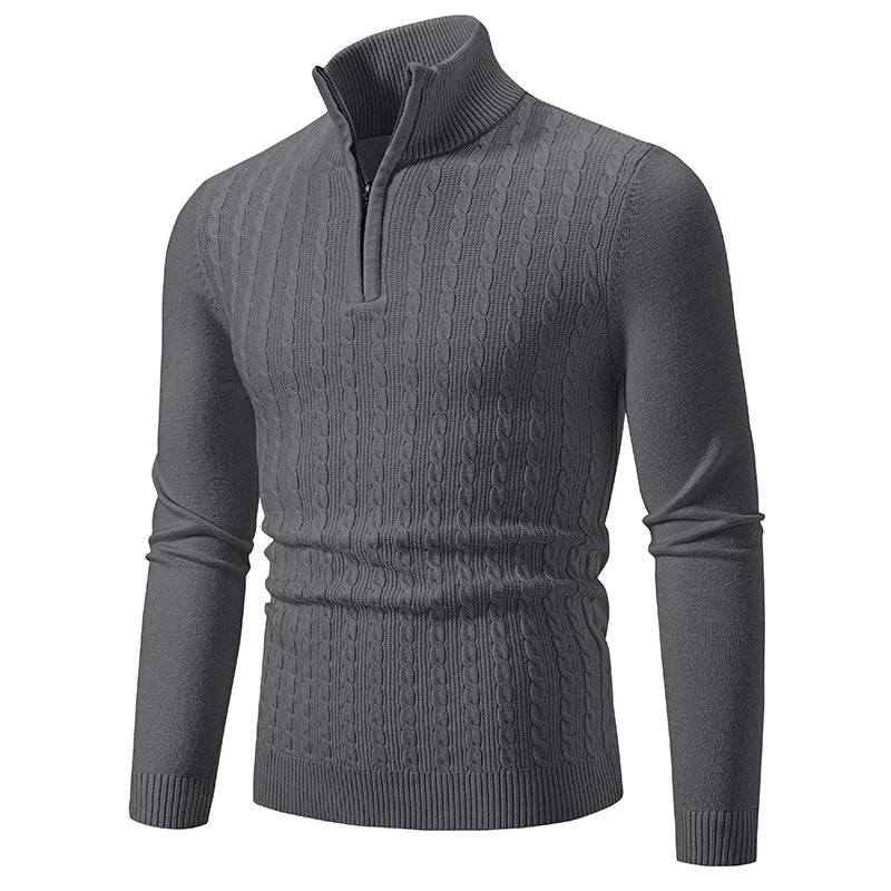 Constantino | Sweater de Malha Misturada Texturizada