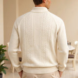 Sweater de Malha Misturada - Silhueta Relaxada e Movimento Fácil
