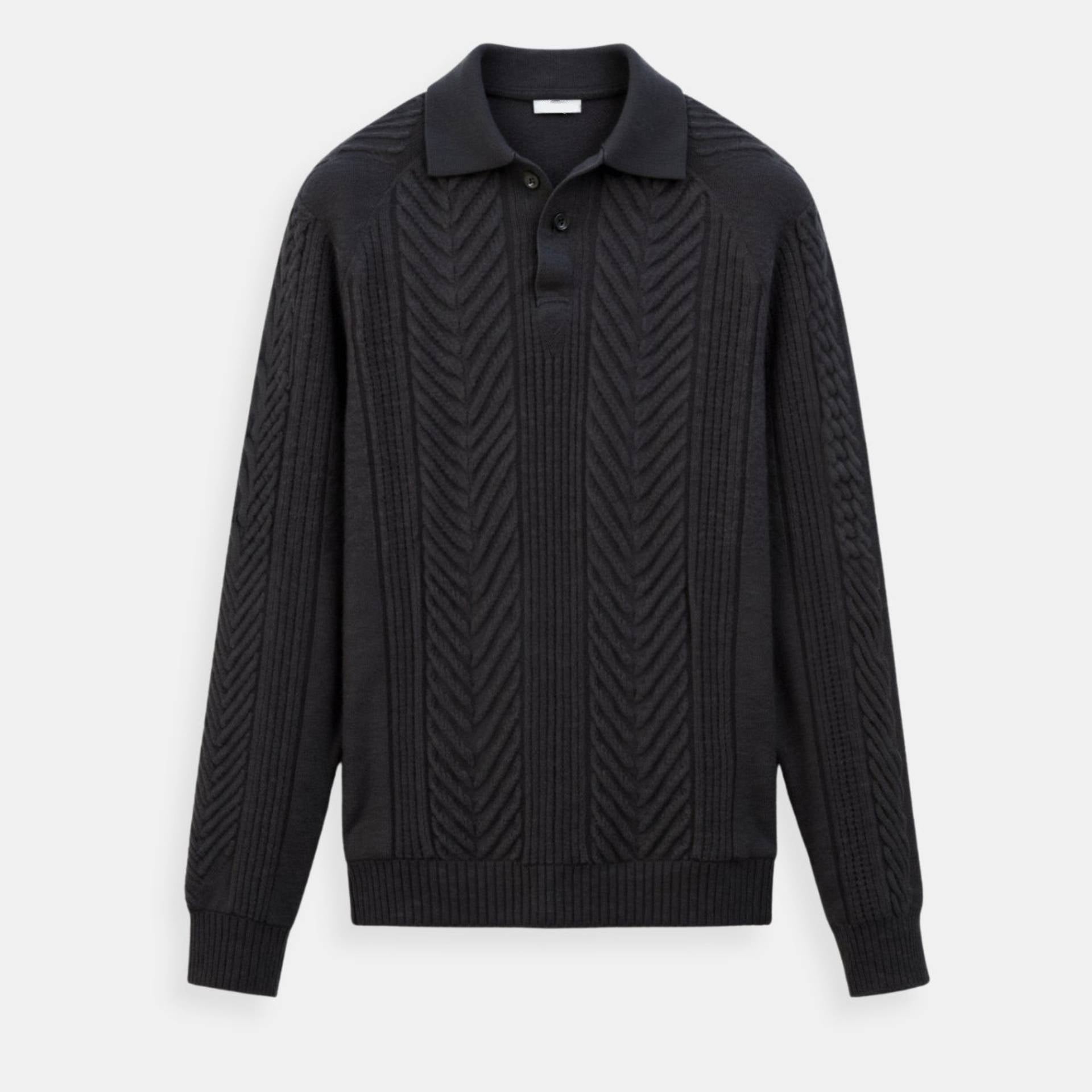Sweater de Malha Misturada - Silhueta Relaxada e Movimento Fácil