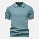 Camisa Polo de Malha - Gola de Malha Respirável e Mobilidade