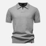 Camisa Polo de Malha - Gola de Malha Respirável e Mobilidade