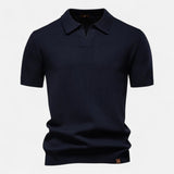 Camisa Polo de Malha - Gola de Malha Respirável e Mobilidade