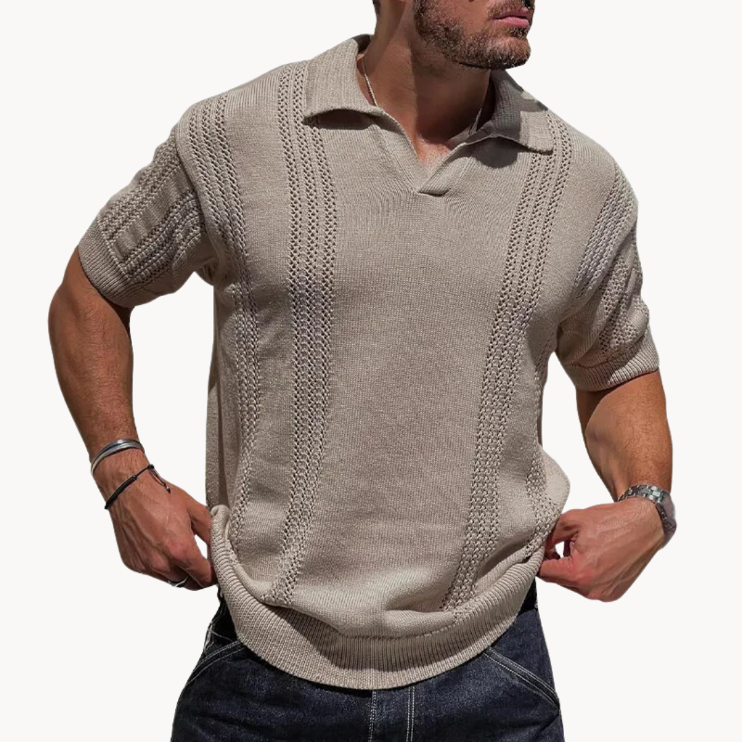 Polo de Malha - Mistura Suave de Malha e Controle de Humidade Respirável