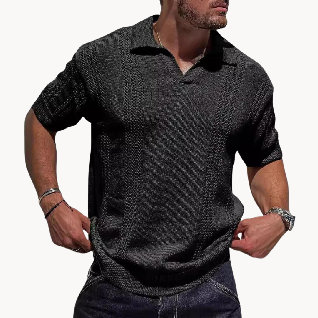 Polo de Malha - Mistura Suave de Malha e Controle de Humidade Respirável
