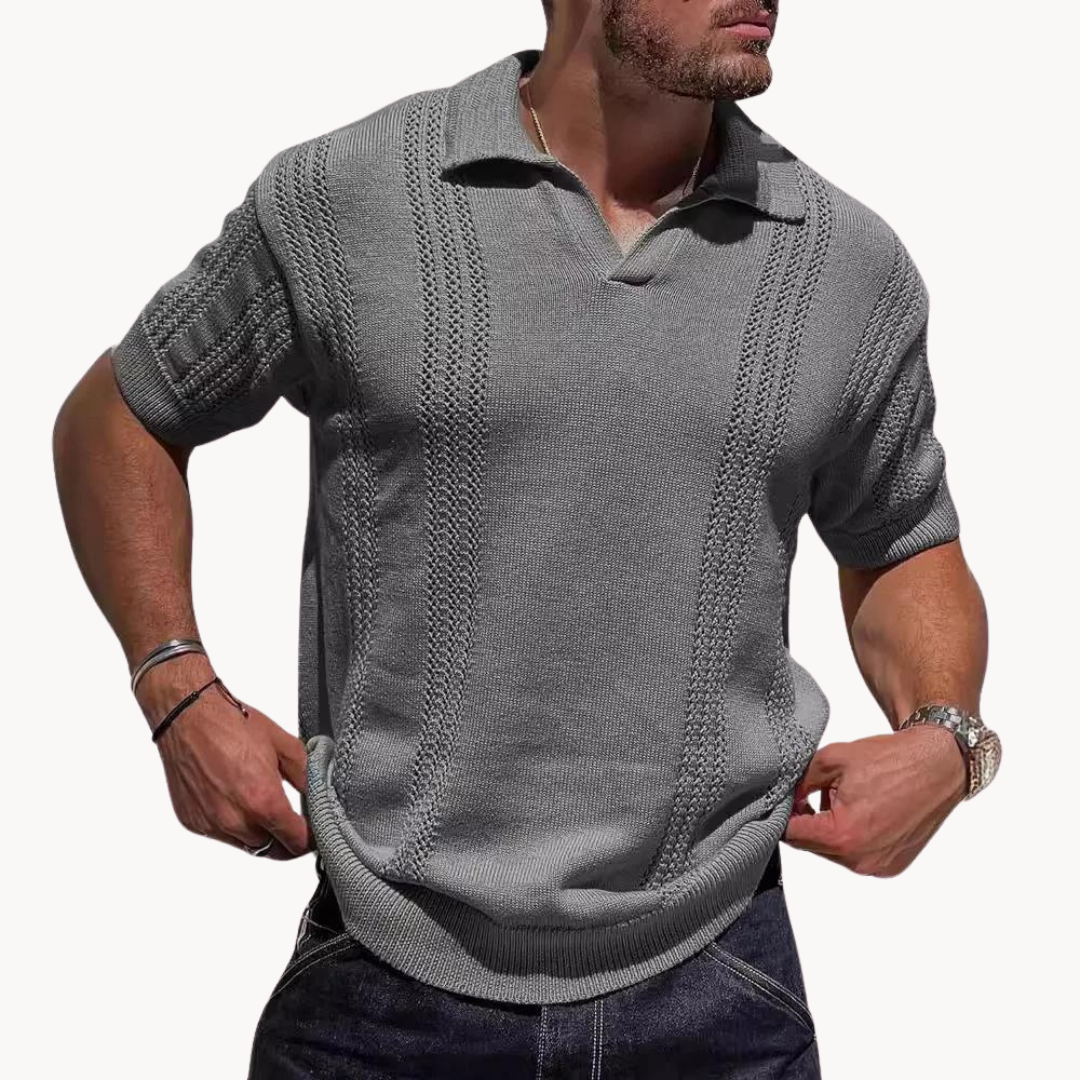 Polo de Malha - Mistura Suave de Malha e Controle de Humidade Respirável