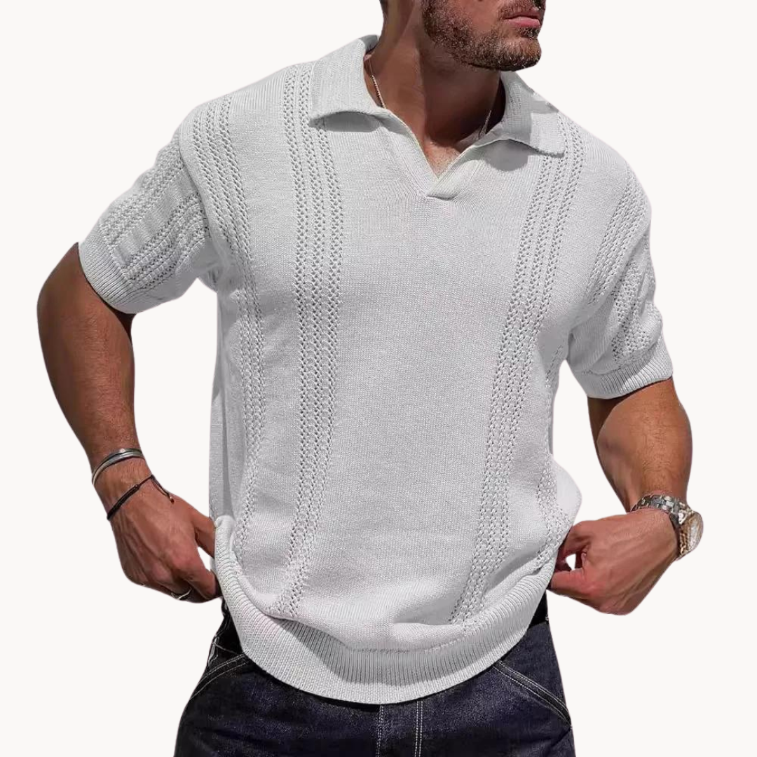 Polo de Malha - Mistura Suave de Malha e Controle de Humidade Respirável
