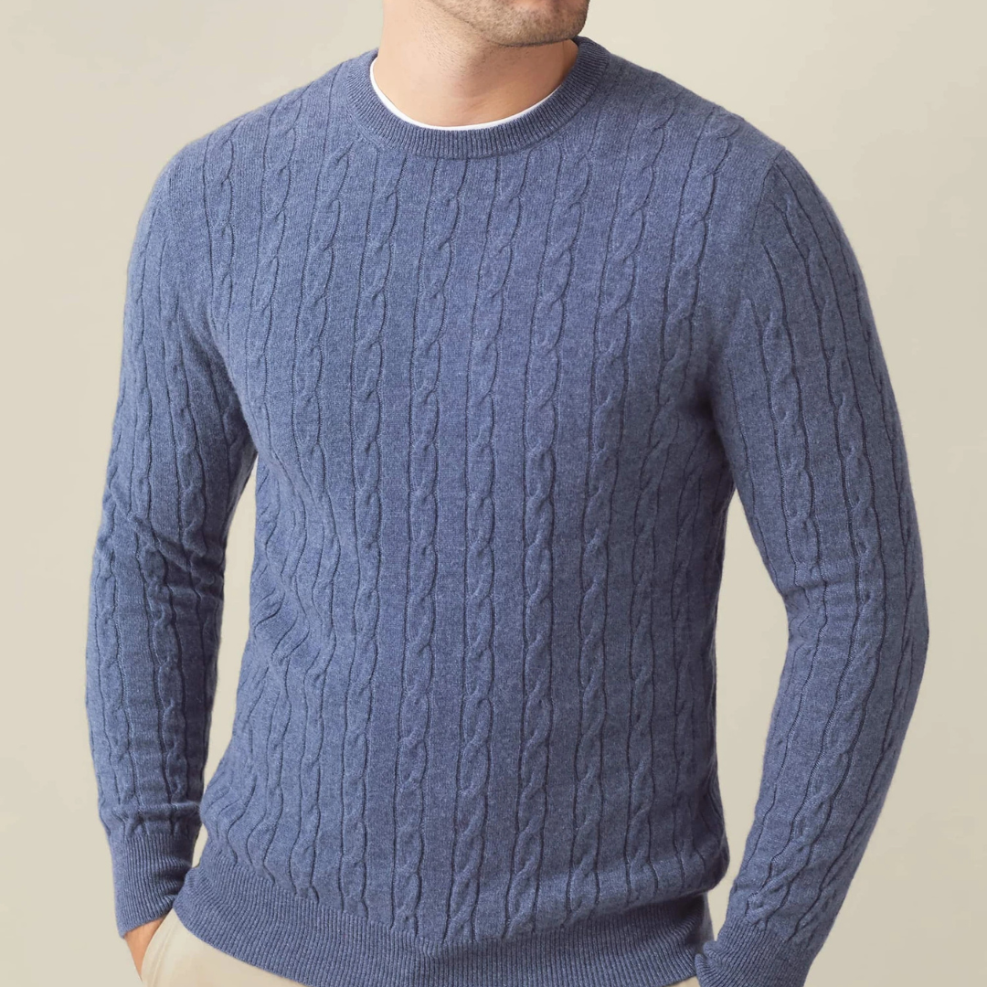 Pedro | Sweater de Malha Cordão Confortável