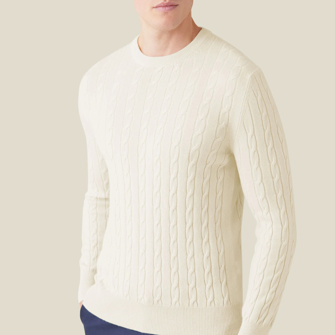 Pedro | Sweater de Malha Cordão Confortável
