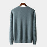 Sweater de Malha - Textura Jacquard e Conforto Quente