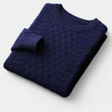 Sweater de Malha - Textura Jacquard e Conforto Quente