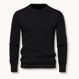 João | Sweater Tricô Patchwork Multicamadas Conforto