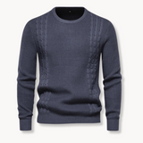 João | Sweater Tricô Patchwork Multicamadas Conforto