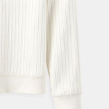 Sweater de Malha – Manga Longa Canellada e Calor e Forma Estáveis