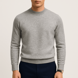 Sweater de Malha – Ajuste Slim, Forma Estreita e Calor de Baixo Perfil