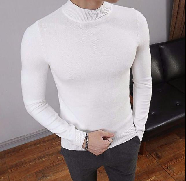 Sweater de Malha - Corte Slim e Conforto Uniforme para Camadas