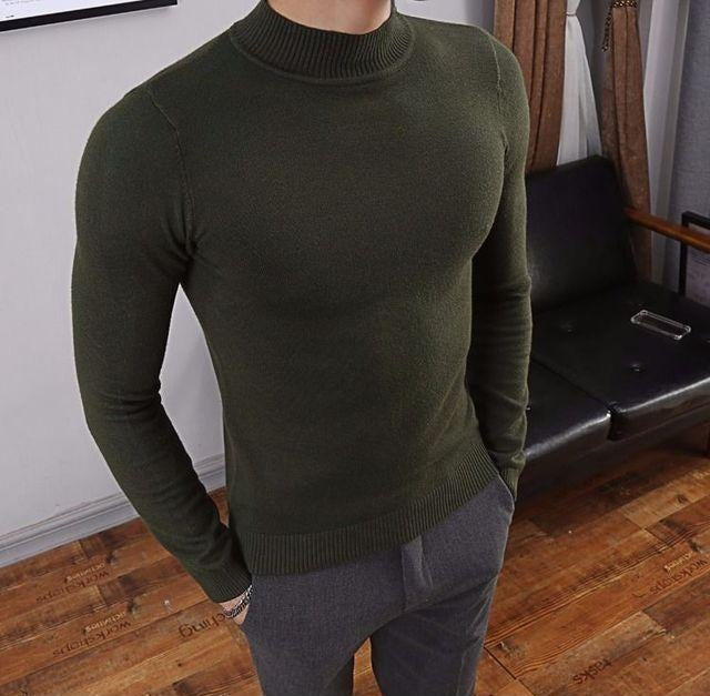 Sweater de Malha - Corte Slim e Conforto Uniforme para Camadas
