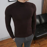Sweater de Malha - Corte Slim e Conforto Uniforme para Camadas