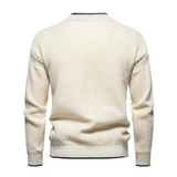Sweater de Malha - Tecido de Mistura Suave e Retenção de Calor Uniforme