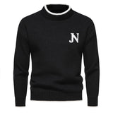 Sweater de Malha - Tecido de Mistura Suave e Retenção de Calor Uniforme