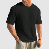 T-Shirt de Malha - Malha Estruturada e Retenção de Forma Respirável