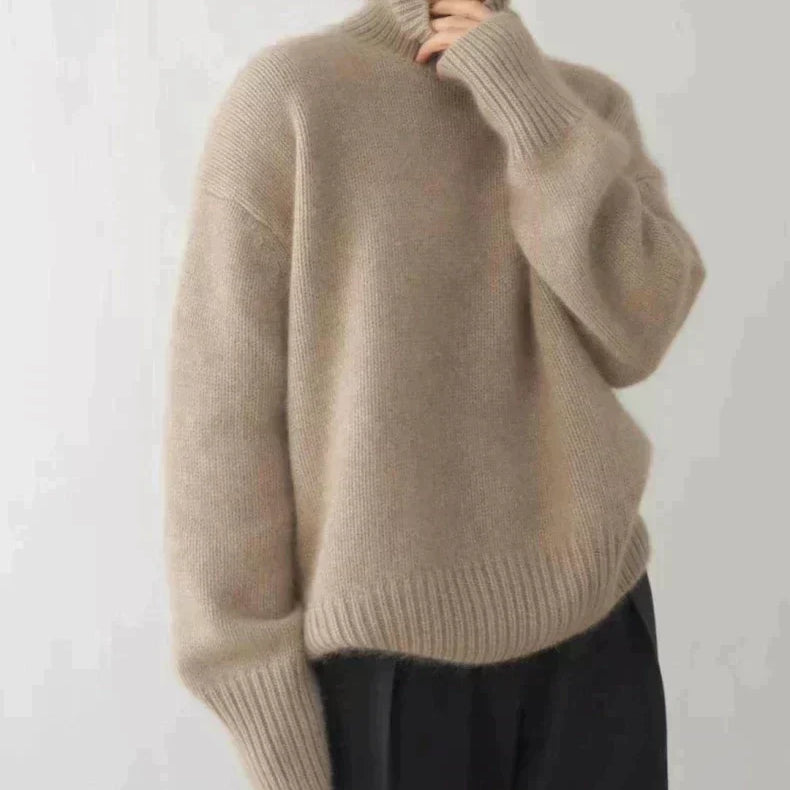 Isabel - Gola Alta em Cashmere