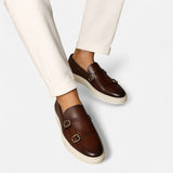 Mocassins - Vamp de Fivela & Slip On para Colocar e Retirar Facilmente