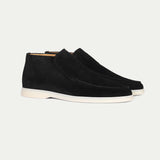 Mocassins - Slip On em Mistura Suave e Sola Interior Almofadada com Tração